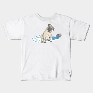 Pug and Paint Kids T-Shirt